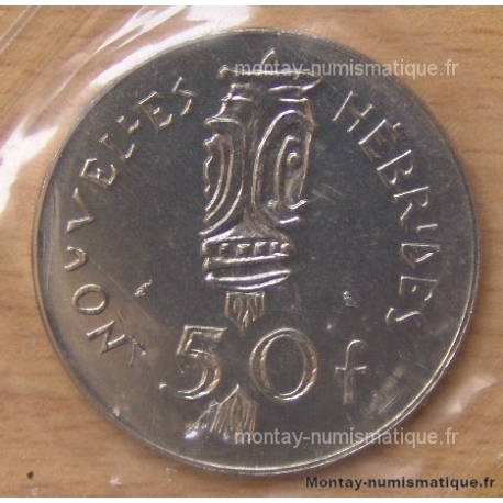 Nouvelles-Hébrides 50 Francs IEOM 1972 essai