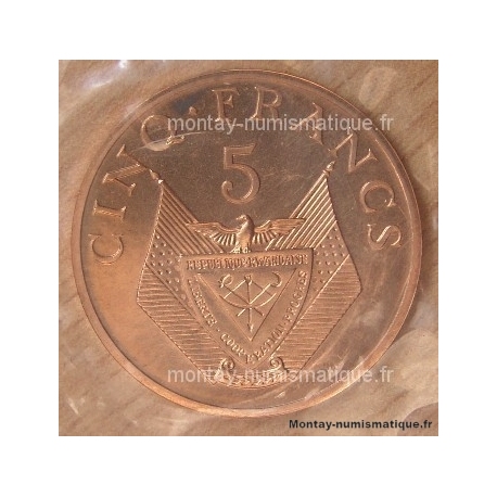 Rwanda - 5 Francs 1977 ESSAI