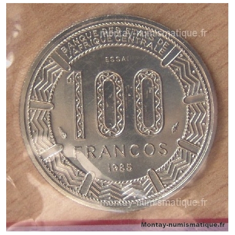 Guinée Equatoriale 100 Francos 1985 ESSAI