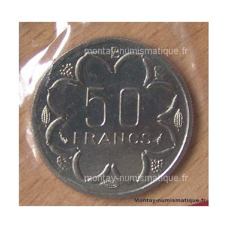 Centrafrique BEAC 50 francs 1976 B Essai