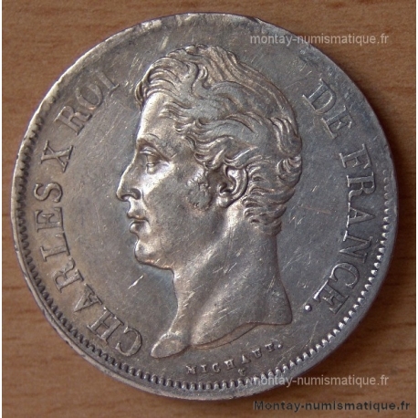 5 Francs Charles X 1827 MA Marseille