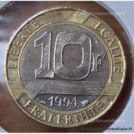 10 Francs Génie de la Bastille 1994 abeille