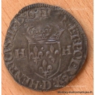 Henri III, douzain aux deux H 1575 D Lyon