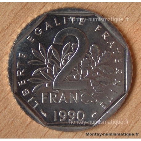 2 Francs Semeuse en nickel 1990