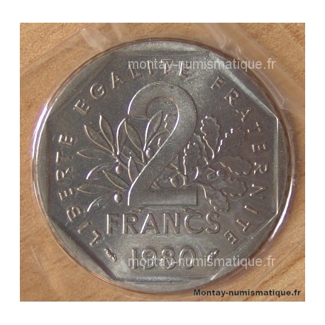 2 Francs Semeuse en nickel 1980