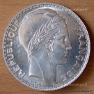20 Francs Turin aluminium 1938 essai