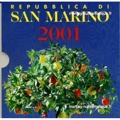 San Marin Série fdc 2001