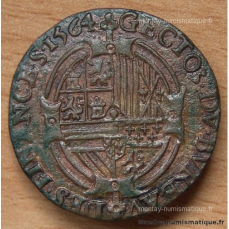 Jeton Philippe II 1564 Pays-Bas Méridionaux
