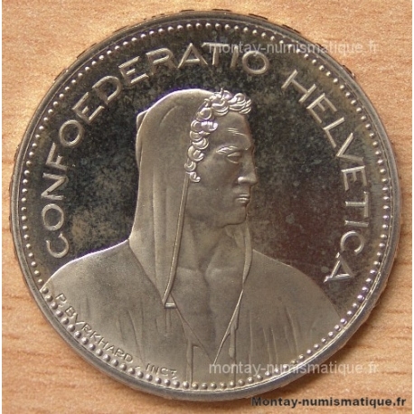 Suisse 5 Francs 2004 B Berne flan bruni -Proof