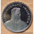 Suisse 5 Francs 2000 B Berne flan bruni -Proof