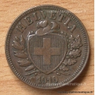 Suisse 2 Rappen 1910 B