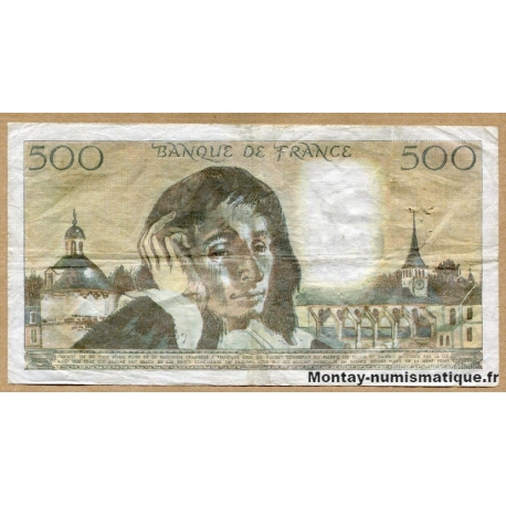 500 Francs Pascal 5-7-1984 X.206