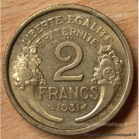 2 Francs Morlon bronze 1931 essai