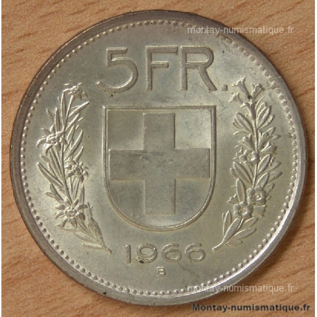 Suisse 5 Francs 1966 B Berne