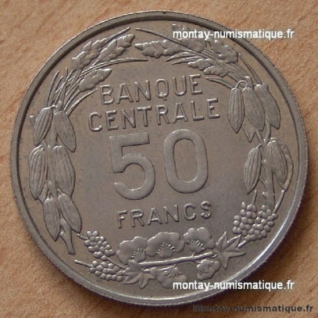 Cameroun 50 Francs Antilopes 1960 Essai