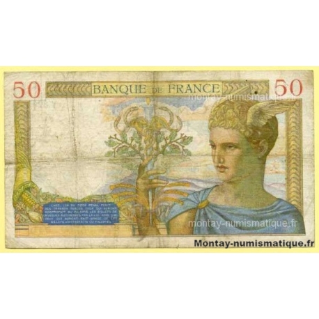 50 Francs Cérès 31-10-1935 Y.3299