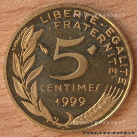 5 Centimes Marianne 1999 BE