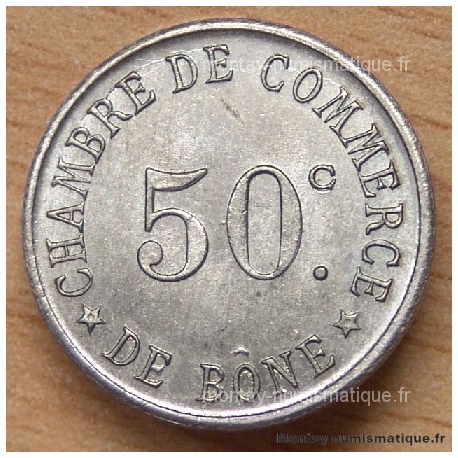 Algérie 50 C(entimes) Bône ND Maillechort