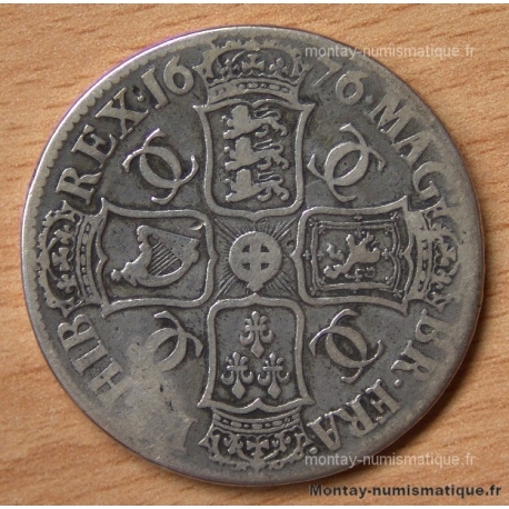 Royaume-Uni Crown Charles II 1676 Octavo