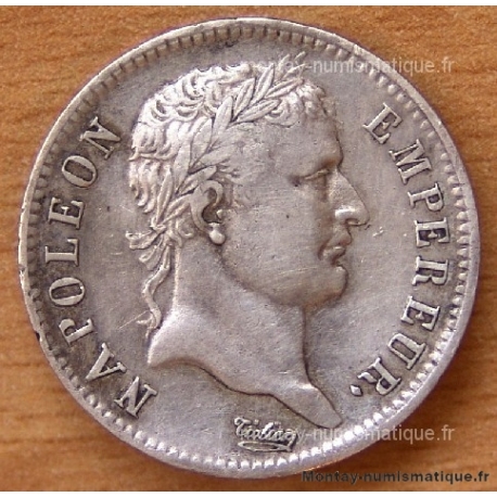 1 Franc Napoleon I République 1808 H La Rochelle
