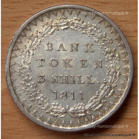 Royaume-Uni Georges III Dollar 3 Shilling 1811