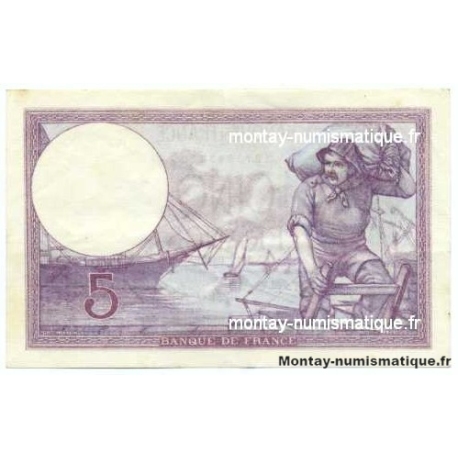 5 Francs Violet 1-12-1932 T.50942