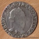 Henri III Demi Franc Col plat 1587 Rennes