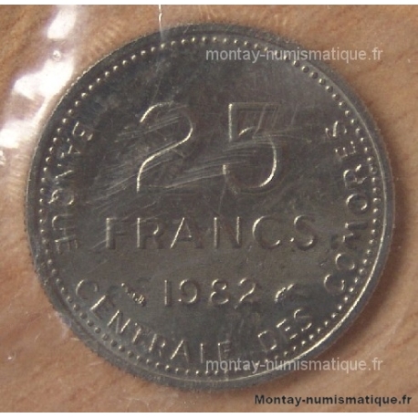 Comores 25 Francs 1982 ESSAI