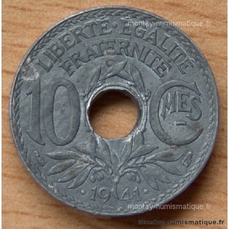 PIEFORT 10 Centimes Zinc Lindauer 1941
