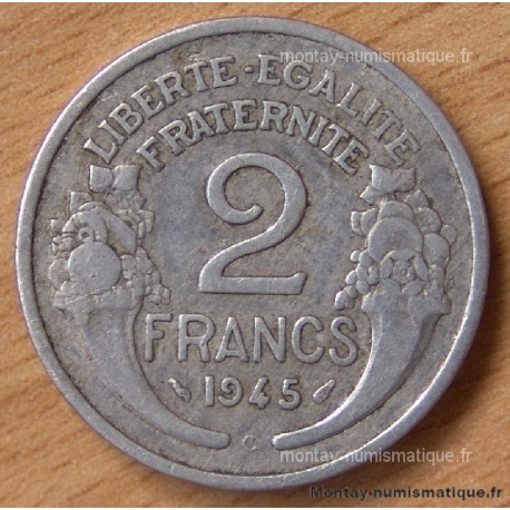 2 Francs Morlon aluminium 1945 C