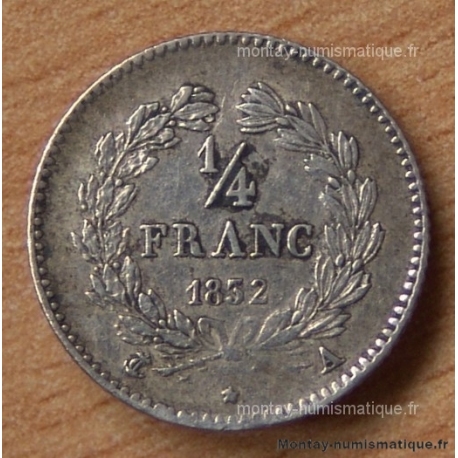 1/4 de Franc Louis Philippe 1832 A Paris
