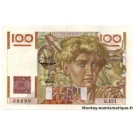 100 Francs Paysan 7-2-1952 Q.424