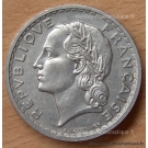 5 Francs Lavrillier Nickel 1938