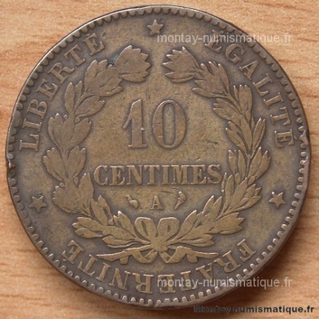 10 Centimes Cérès 1896 A torche