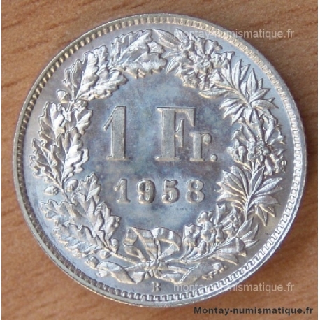 Suisse 1 Franc 1958 B Berne